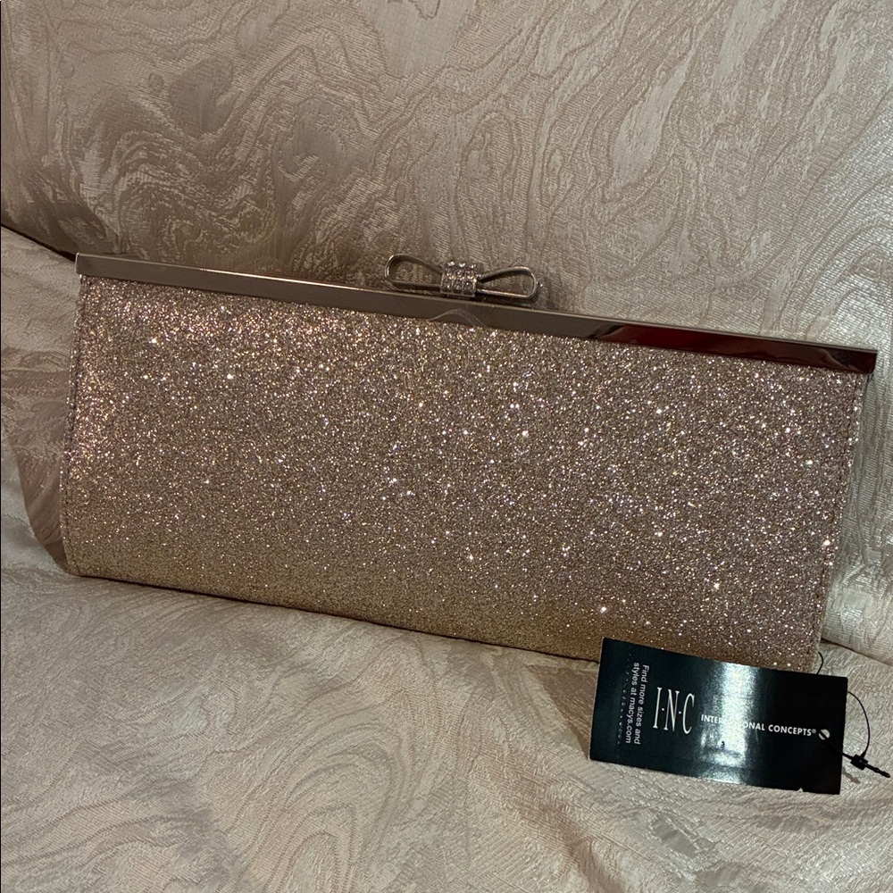 INC International Concepts Sparkling Gold Wristlet